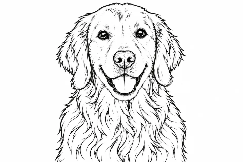 Example of balanced coloring-page lines